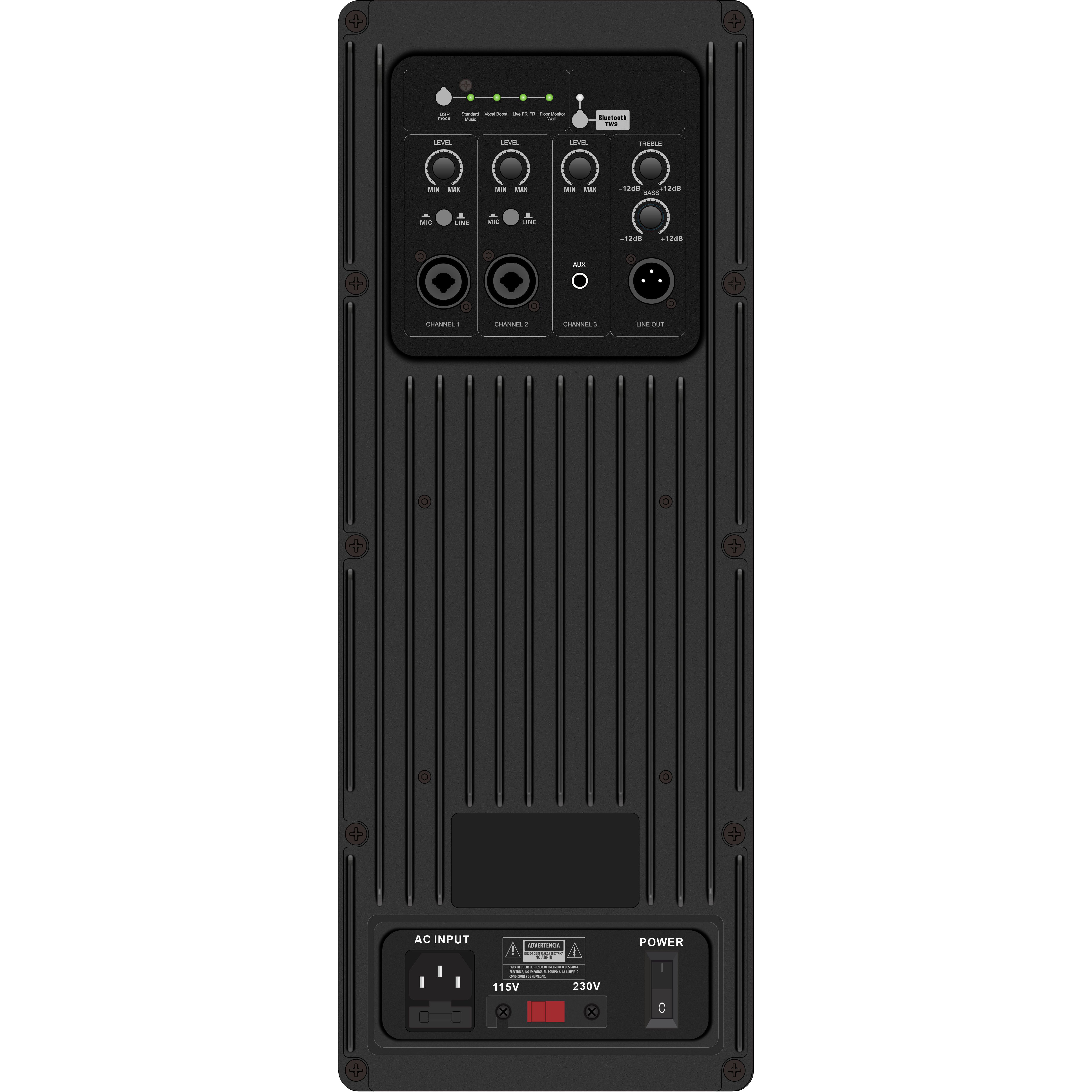 DSP1907 ফুল-রেঞ্জ চালিত সক্রিয় স্পিকার পরিবর্ধক