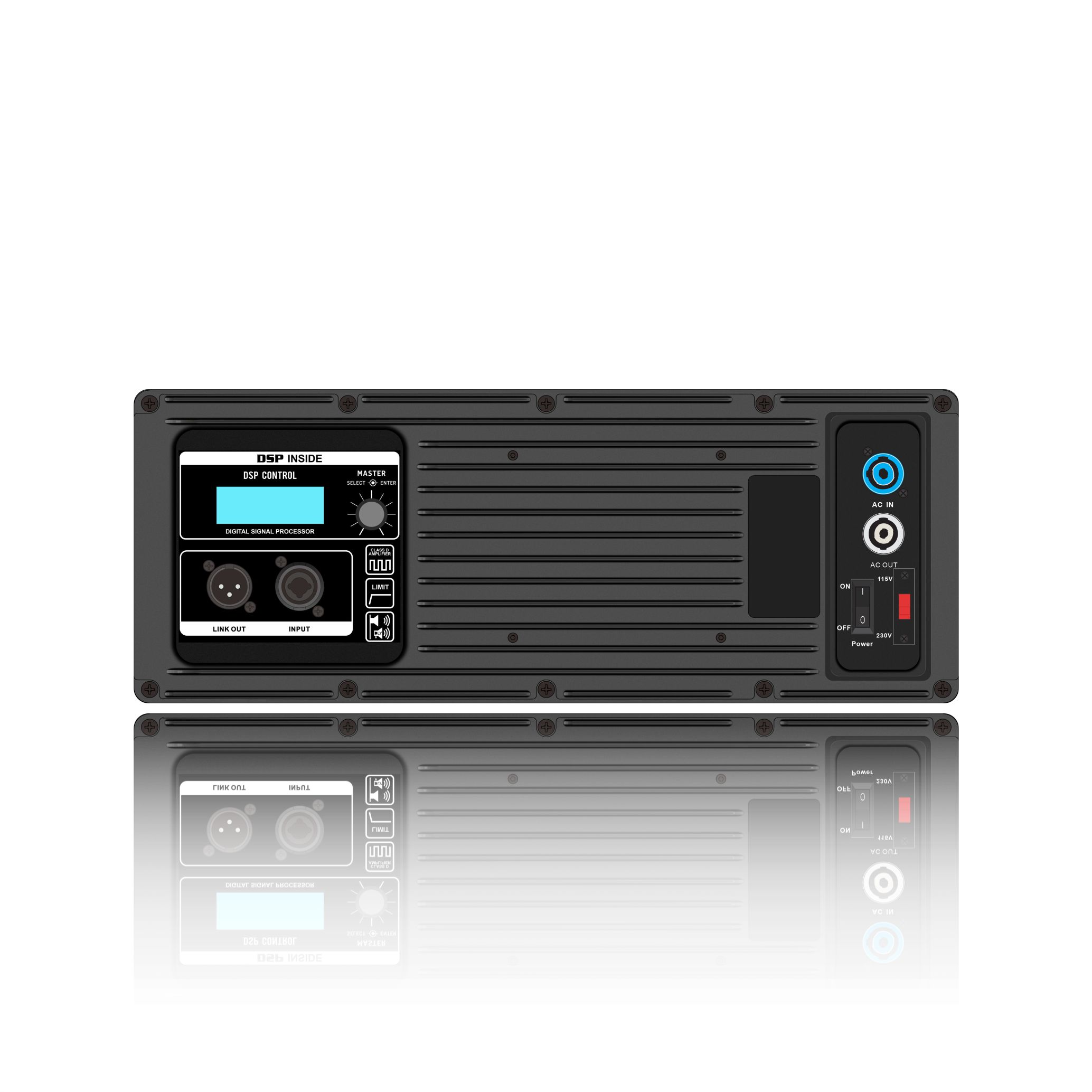 QMC800X প্রো অ্যাক্টিভ লাইন অ্যারে পাওয়ার অ্যামপ্লিফায়ার